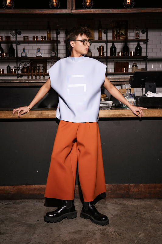Geo Sleeveless T - Short